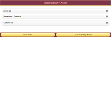 Tablet Screenshot of cosmoshandicrafts.com